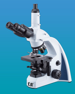 LB-243T Biological Trinocular Microscope with Infinite Optical System and Infinite Plan Achromatic Objectives 4×, 10×, 40×(S), 100× (S,Oil)
