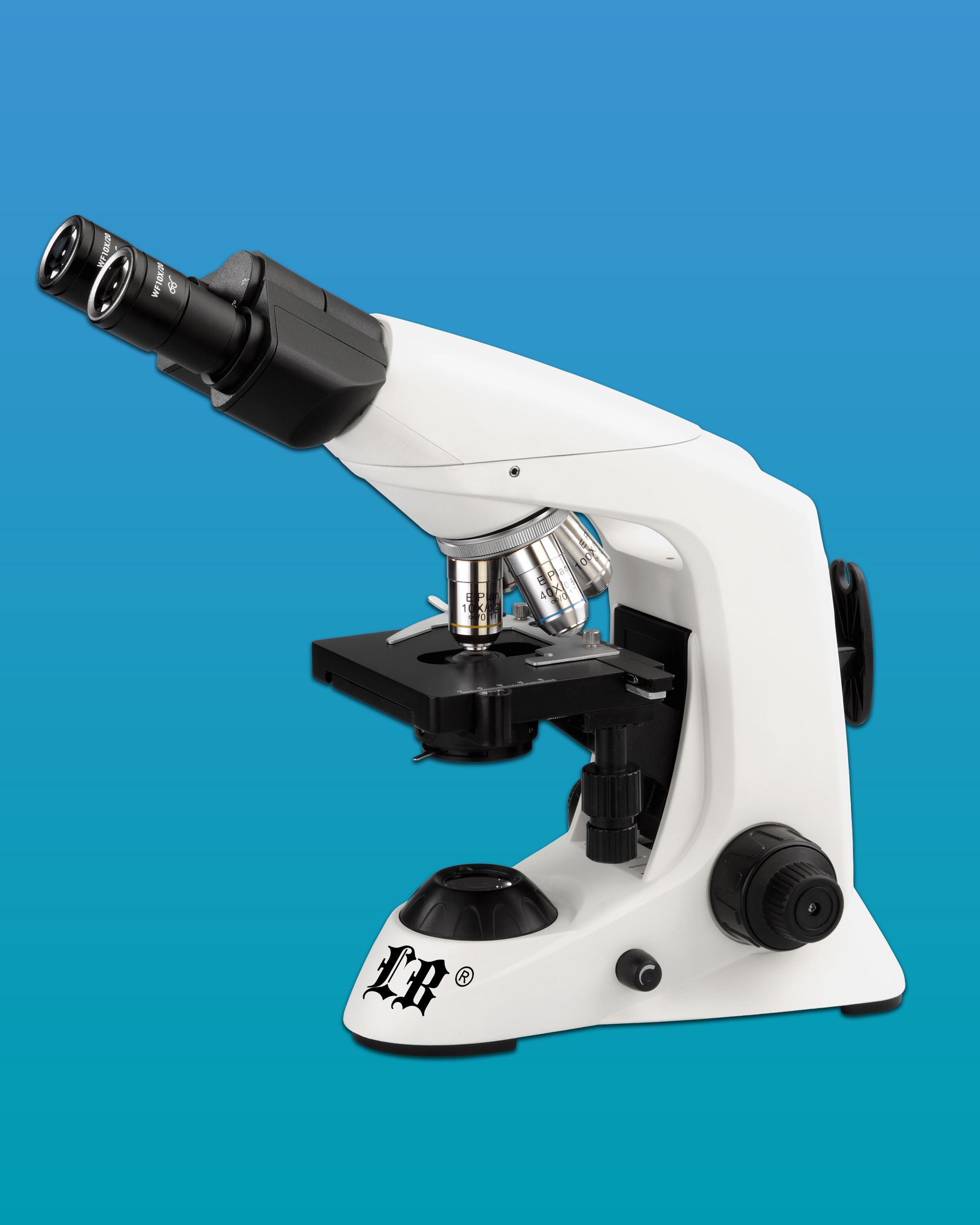 LB-238 Biological Binocular Microscope with Infinite Optical System and Infinite Objective 4×, 10×, 40×, 100× (S,Oil) 