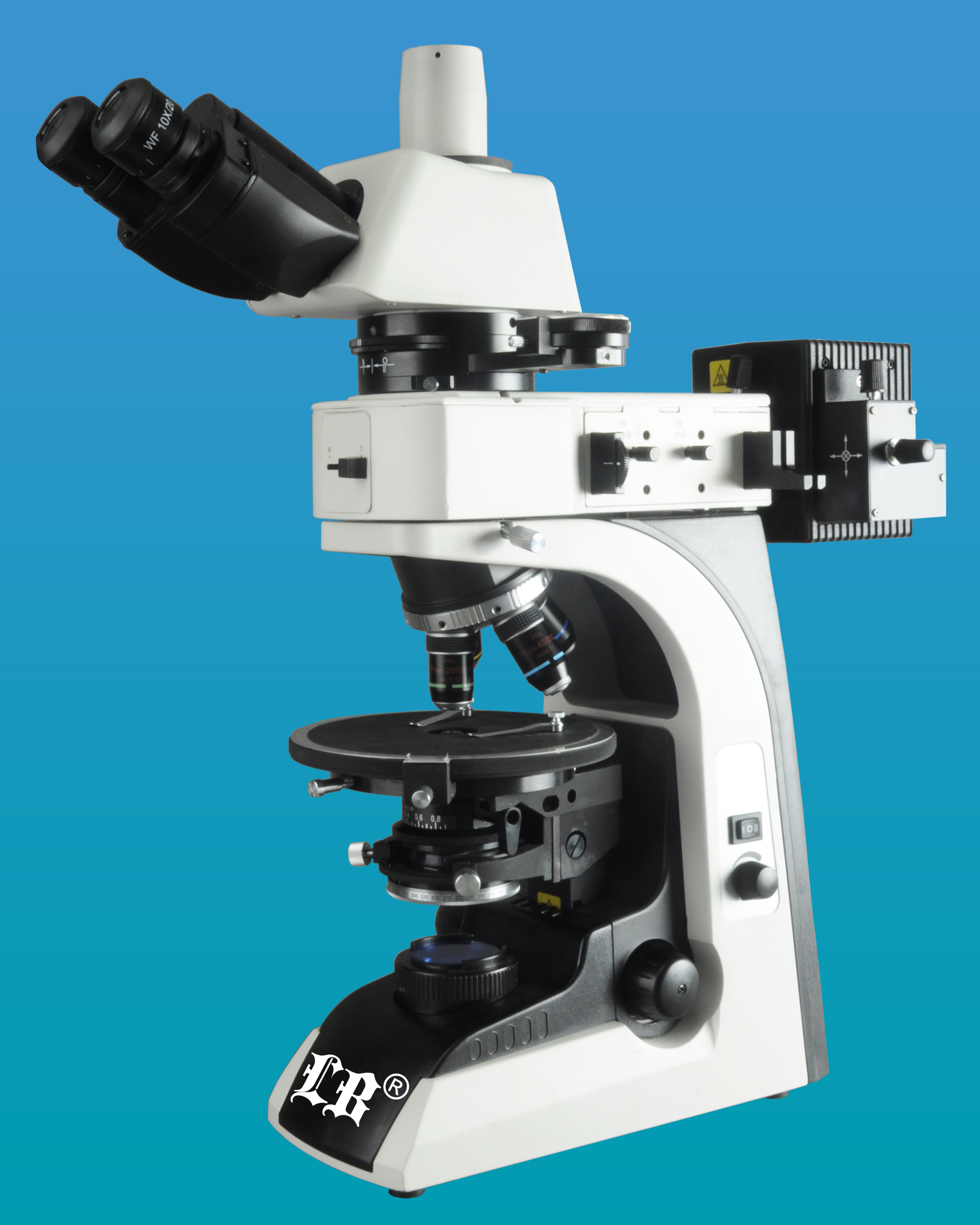 Labomed Inc Lb 573 Polarizing Photo Microscope Trinocular